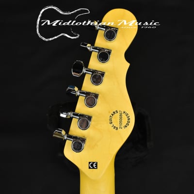 G&L Tribute ASAT Classic - Left Handed Solidbody Electric Guitar - Clear Orange Finish image 8