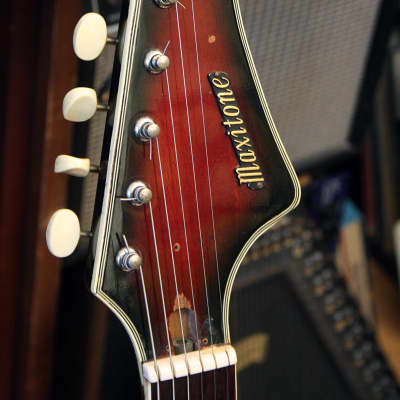 Maxitone Hollow Body Electric MIJ 1960s - Red image 7