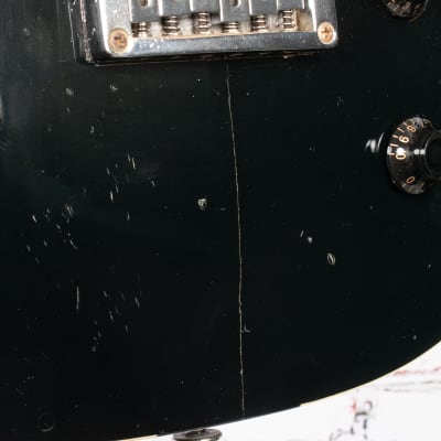Washburn Hawk Wing Series Vintage Electric Guitar, Black x0291 (USED) image 14