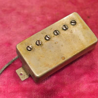 Vintage 1957 Gibson PAF No-Sticker Stainless Steel Cover