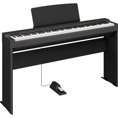 Yamaha P-225B 88-Key Weighted Action Digital Piano with GHC Action, Black image 8