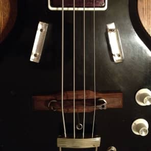 Vintage short-scale Supro Pocket Bass w/ OHSC image 10