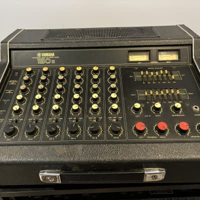 Vintage Yamaha EM 150 II B Powered 6 Channel Mixer w Reverb
