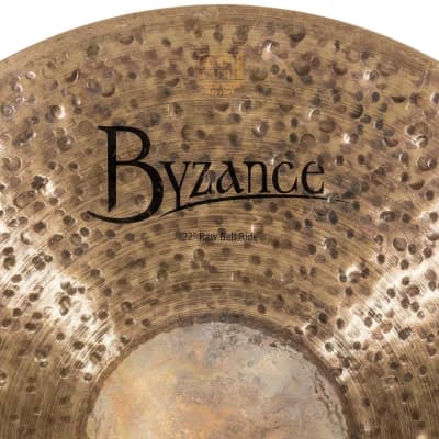 Meinl Byzance Dark Raw Bell Ride Cymbal 22 image 5
