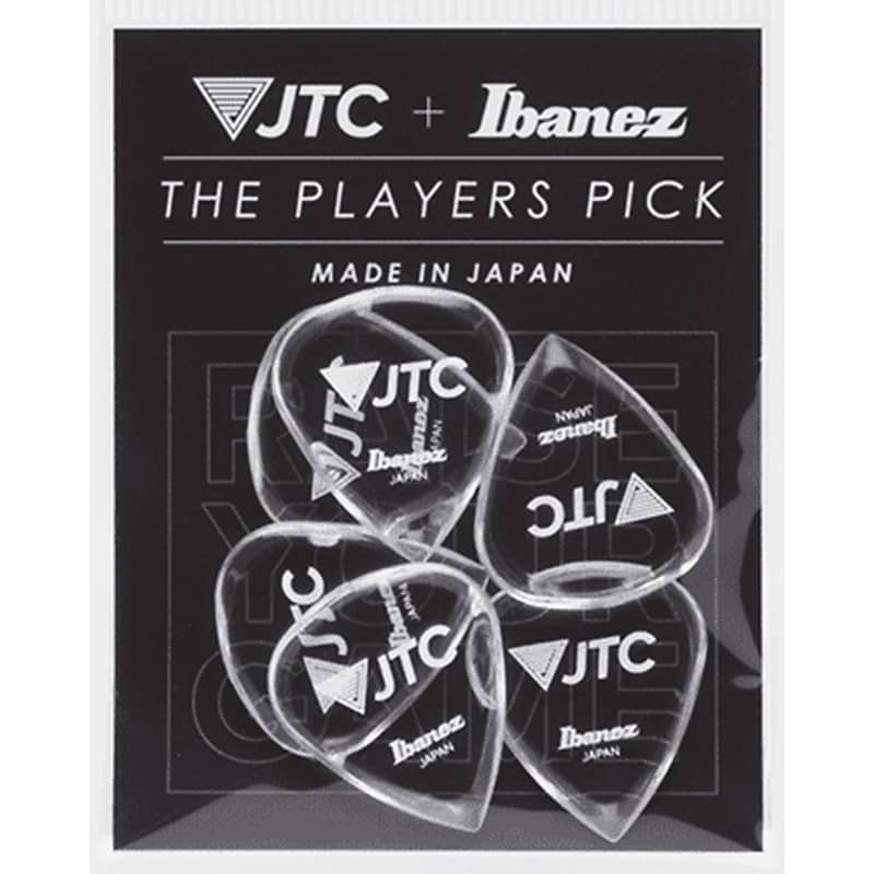 Ibanez PJTC1 Players Picks 2.5mm Tritan Guitar Picks (6-Pack) - Clear image 1