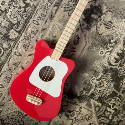 Loog Mini 3 Strong Acoustic Kids Guitar for Beginners - Red image 2