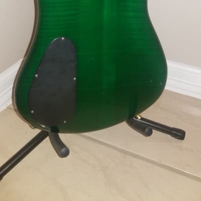 Spector Euro 5 NS-5CR FM 1999-2000 Green Bass Neck-Thru EMG Made in Czech for Repair or Pieces image 10
