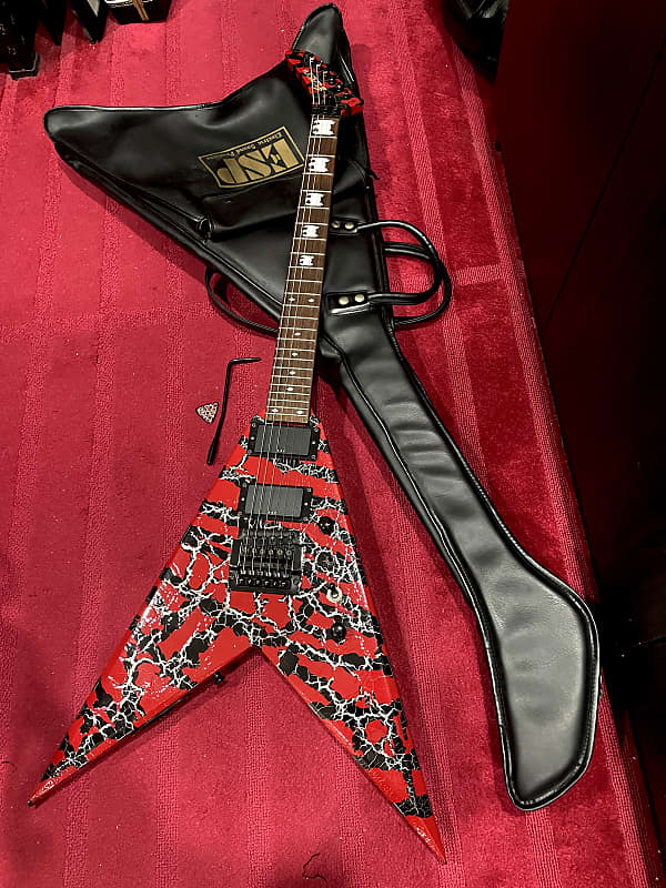 Edwards Kerry King KKV crackle Slayer Japan 90s by ESP with