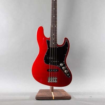 2007 Fender Japan AJB Aerodyne Jazz Bass Candy Apple Red image 3