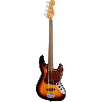 Squier Vintage Modified Jazz Bass Fretless | Reverb