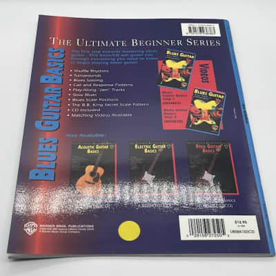 The Ultimate Beginner Series Blues Guitar Basics Steps One and Two Combined Instruction Tab Book with CD image 2