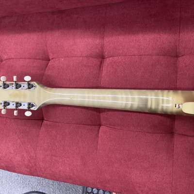 Harmony H1214 Archtone Acoustic Archtop Guitar 1950's - Blond with Faux Flame image 19