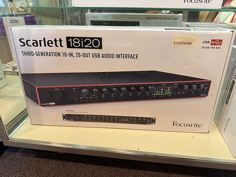 Focusrite Scarlett 18i20 3rd Gen USB Audio Interface | Reverb