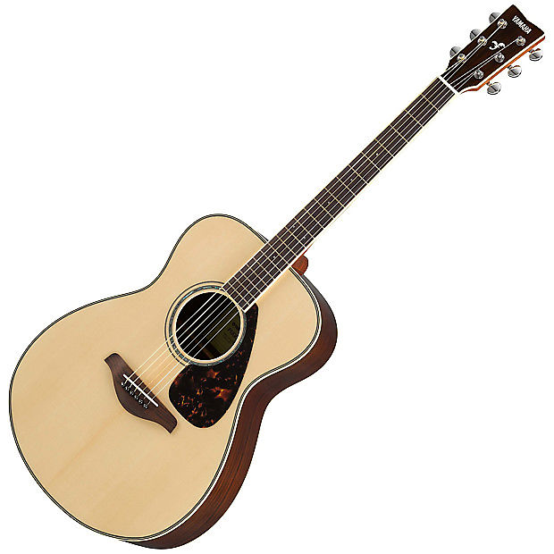 Yamaha FS830 Solid Spruce Top Concert Acoustic Guitar Natural | Reverb