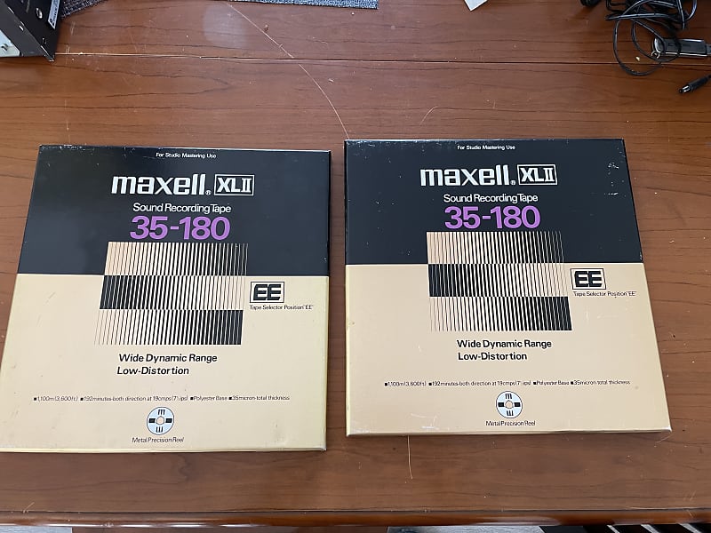 Maxell UDXLII 10.5 3600' EE reel to reel tape- one is NOS?