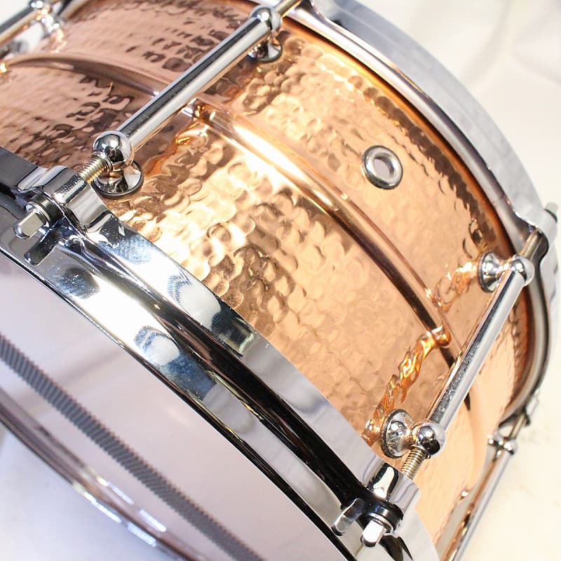 PEARL TN1465 TOSHI NAGAI Produce Model Hammered Copper 14x6.5 Snare Drum  [06/11]