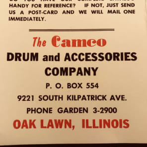 Camco New Tuxedo Superlative drum catalog 1965 image 4