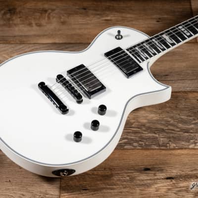 ESP E-II Eclipse EMG Electric Guitar w/ Case – Snow White Satin image 8