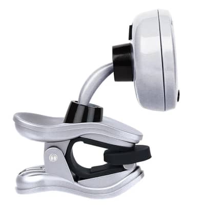 Snark SIL-1 Silver Clip-On Chromatic Guitar and Bass Tuner, Longer Battery Life image 2