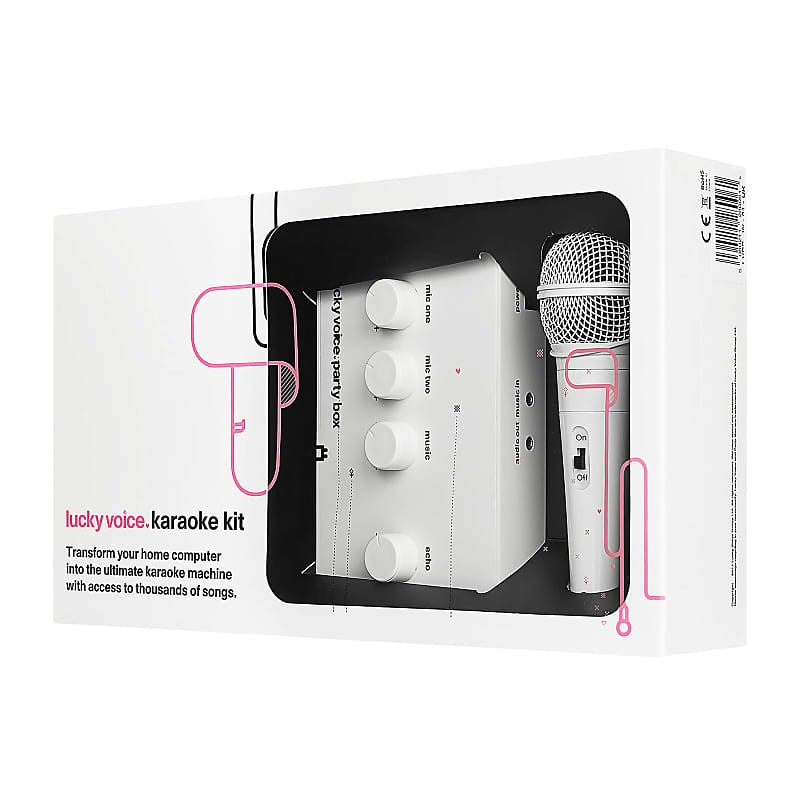 Lucky Voice Portable Karaoke Machine & Microphone Kit - 10,000