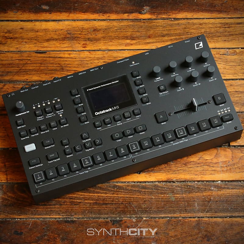 Elektron Octatrack MKII Black w/ Protective Lid | Reverb