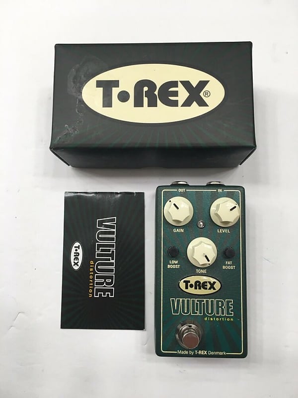 T-Rex Engineering Vulture Distortion Booster Guitar Effect Pedal + Original Box image 1