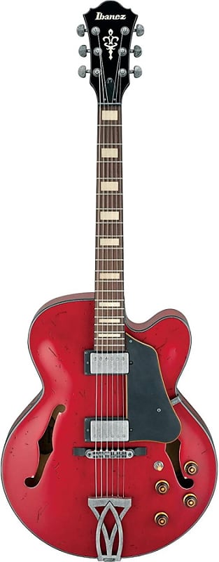 Ibanez AFV10A Artcore Vintage Series Transparent Cherry Red Low Gloss image 1