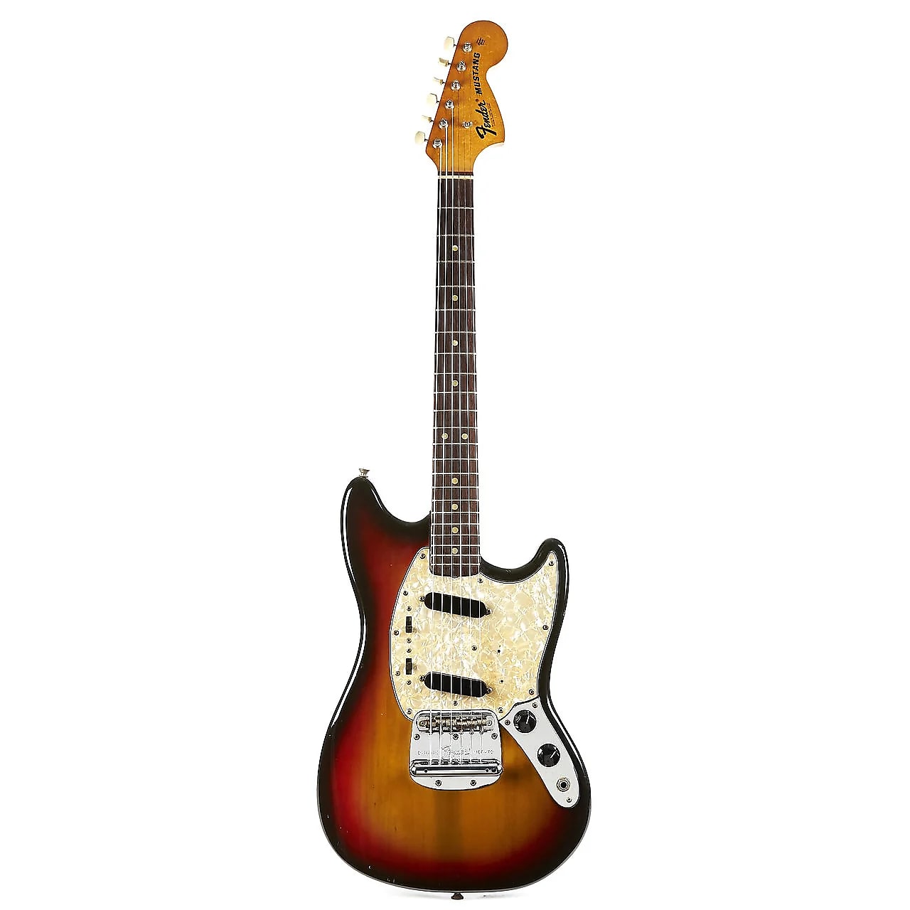 Fender Mustang Sunburst 1971 | Reverb