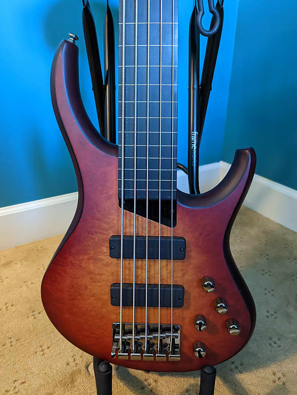 MTD Kingston ZX 5-String Fretless Electric Bass Guitar