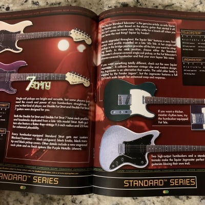 Squier Catalog 2000's Showmaster Jagmaster 7 String Tele Strat Bronco Bass Acoustic PA image 7