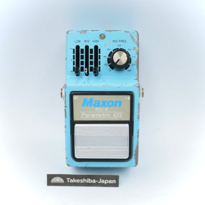 Maxon PQ-9 Parametric EQ Equalizer Effect Pedal Made in