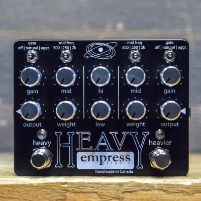 Empress Effects Heavy All Analog Dual Channel High Gain Distortion Effect Pedal for sale