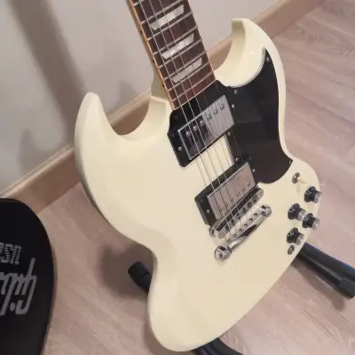 2010 Gibson 61' SG Reissue Vintage White image 4