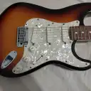Fender Strat Plus Deluxe1998 Sunburst w/ Blue, Gold, Silver Lace Sensors, Orig. Tremsetter