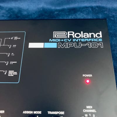 Roland  MPU-101 Vintage  MIDI to CV/Gate Converter • Like NEW • Manual image 7