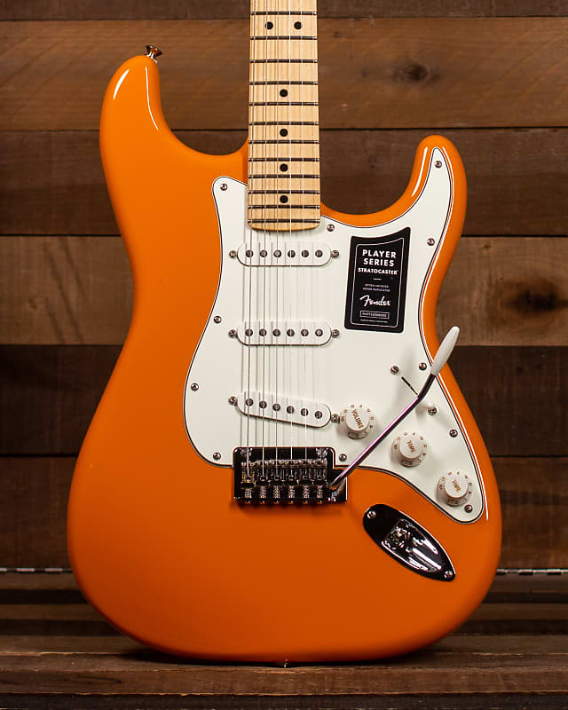 Fender Player Stratocaster, Maple FB, Capri Orange image 1