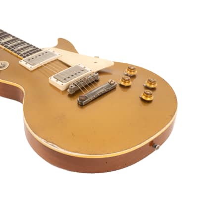 Gibson Custom 1957 Les Paul Goldtop Reissue Ultra Heavy Aged - Double Gold image 6