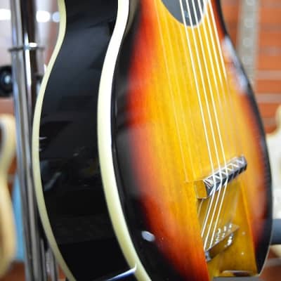 G-Sharp OF-1 Travel Guitar, Three Tone Sunburst (g# tuning, comes w/ gig bag) image 3