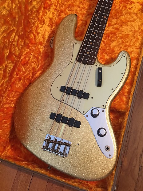 Fender Custom Shop ‘60 Jazz Bass Journeyman *Gold Sparkle*