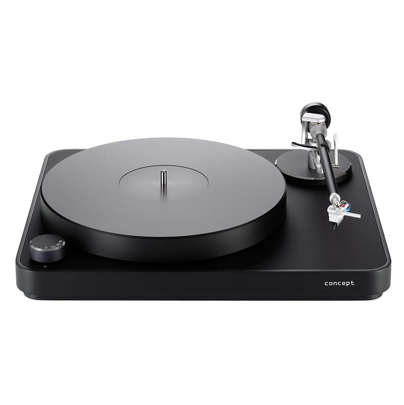 Clearaudio: Concept AiR Black Turntable - Concept Tonearm / Concept Cartridge (Open Box Special) image 1