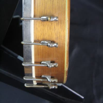 Yosco No. 3 double-rim Tenor Banjo c1920 w/OHSC image 9