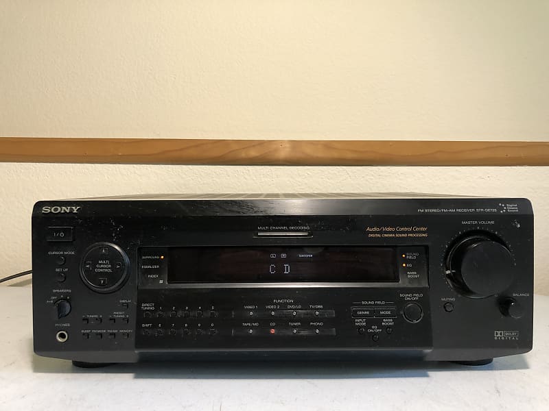 Sony STR-DE725 Receiver 5.1 Channel HiFi Stereo Vintage Phono | Reverb