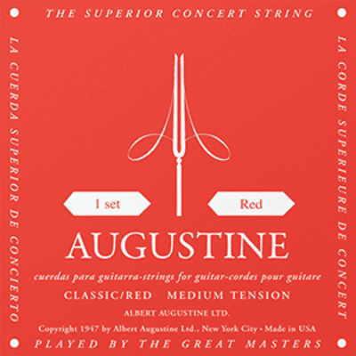 Augustine Nylon Classical Guitar Strings - Medium Tension for sale
