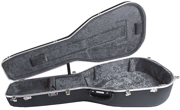 Hiscox PRO II GS B S Pro II Semi Acoustic Guitar Case Black Silver Reverb