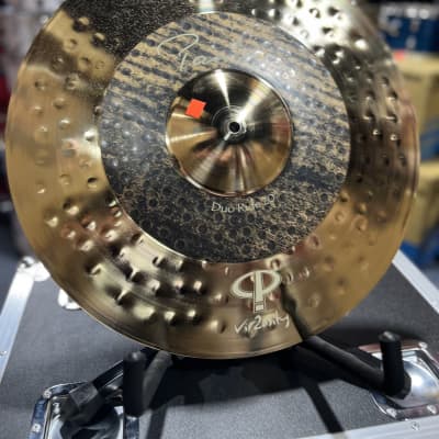 Paiste 20" Signature Carl Palmer Vir2osity Duo Ride Cymbal Traditional Bell/Edge, Raw Bow / Free Ship / Auth Dealer image 1