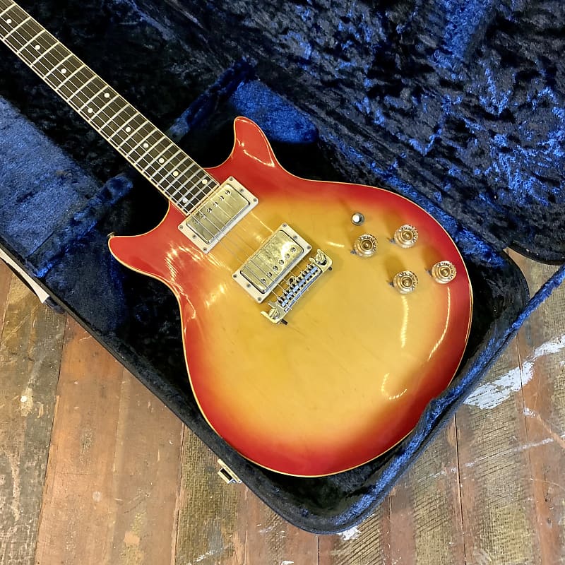 Greco MR-1000 double cut les paul custom 1977 Cherry sunburst original  vintage mij japan Fiji Gen mister