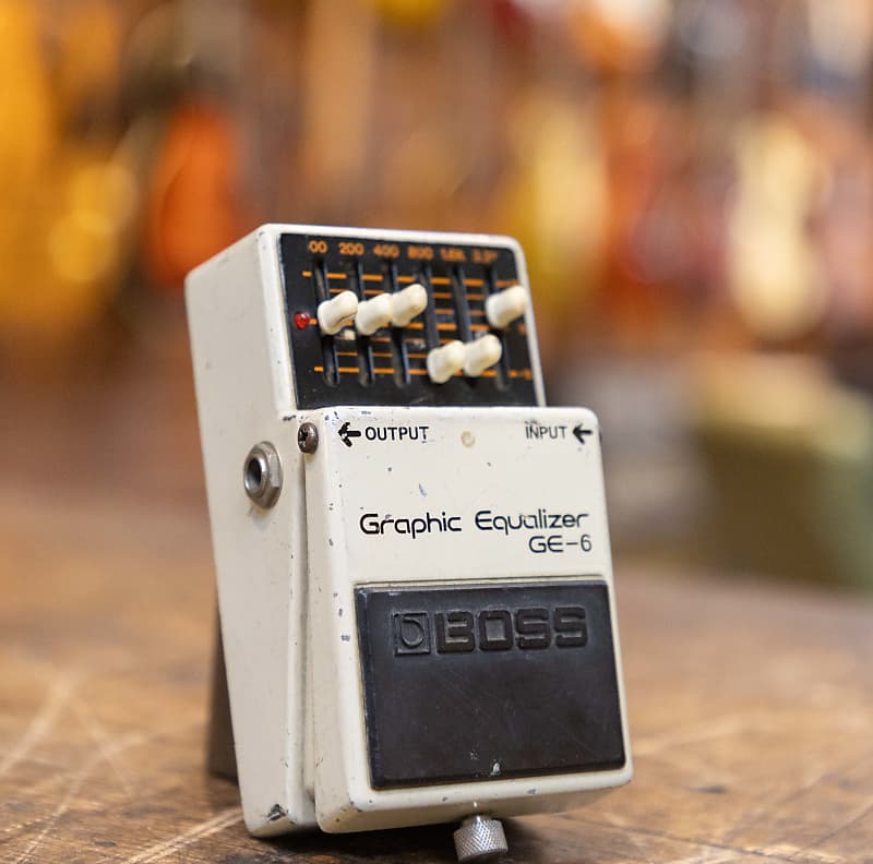 Boss GE-6 Graphic Equalizer (Black Label) 1977 - 1981