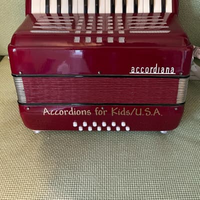12 Bass Accordiana Accordion ` - red image 1