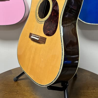 Sigma by Martin DR-41 Vintage Natural Acoustic Guitar New Strings & Setup w/ Hard Shell Case image 3