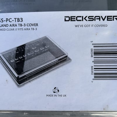 Decksaver DSS-PC-TB3 /ROLAND AIRA TB-3 COVER 1980-2000 - Smoked Clear